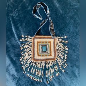 NWOT Handmade Native American Shoulder Bag
